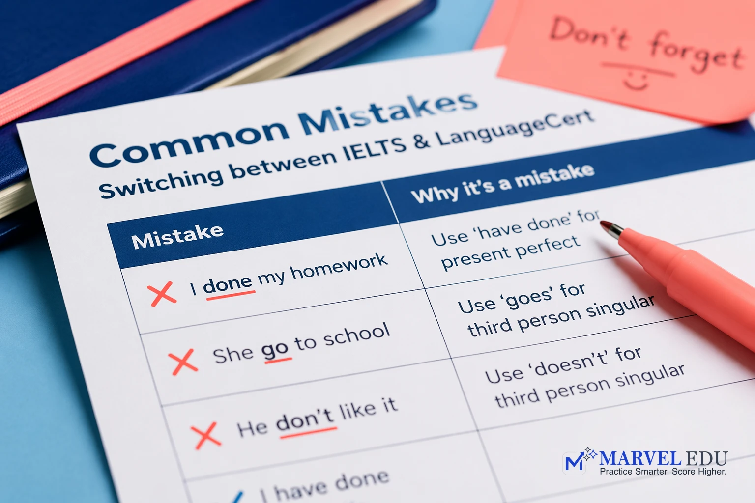 Common Mistakes When Switching Between IELTS and LanguageCert